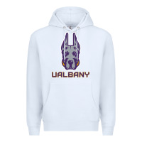 White Ualbany Great Danes Premium Hoodie - linhVisuals
