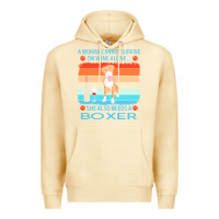 Pina Colada boxer t  shirt a woman cannot survive on wine alone she also needs box Premium Hoodie - linhVisuals
