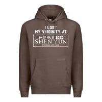 Coffee i lost my virginity at shen yun 2022   t shirt Premium Hoodie - linhVisuals