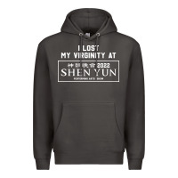Smoke i lost my virginity at shen yun 2022   t shirt Premium Hoodie - linhVisuals