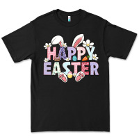 Black happy easter Premium Tee - LillyAllenDesigns
