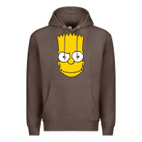 Coffee kartun bart simpson mask Premium Hoodie - linhVisuals