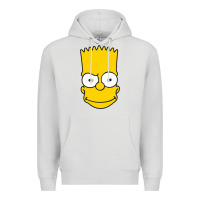 Dove Grey kartun bart simpson mask Premium Hoodie - linhVisuals