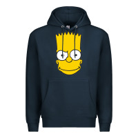 Navy kartun bart simpson mask Premium Hoodie - linhVisuals