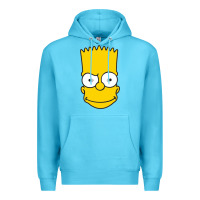 Ocean Blue kartun bart simpson mask Premium Hoodie - linhVisuals