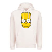 Pale Pink kartun bart simpson mask Premium Hoodie - linhVisuals