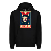 Black guevara Premium Hoodie - linhVisuals