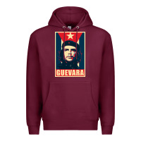 Burgundy guevara Premium Hoodie - linhVisuals