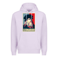 Lilac leonardo Premium Hoodie - linhVisuals