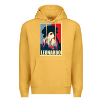 Mustard leonardo Premium Hoodie - linhVisuals