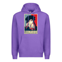 Purple leonardo Premium Hoodie - linhVisuals