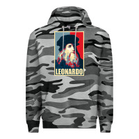Slate Camo leonardo Premium Hoodie - linhVisuals