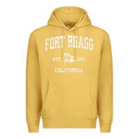 Antique Gold fort bragg california ca vintage boat anchor flag design tee Premium Hoodie - linhVisuals