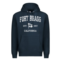 Navy fort bragg california ca vintage boat anchor flag design tee Premium Hoodie - linhVisuals