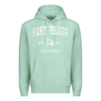 Seafoam fort bragg california ca vintage boat anchor flag design tee Premium Hoodie - linhVisuals