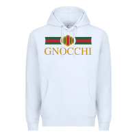 White Gnocchi Classic Fashion Parody Pasta Noodles Italian Premium Hoodie - linhVisuals