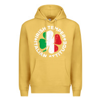 Antique Gold irish temper italian attitude t shirt st patrick's day t shirt Premium Hoodie - linhVisuals