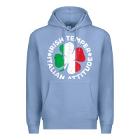 Colony Blue irish temper italian attitude t shirt st patrick's day t shirt Premium Hoodie - linhVisuals