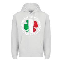 Dove Grey irish temper italian attitude t shirt st patrick's day t shirt Premium Hoodie - linhVisuals