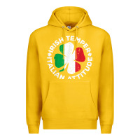 Lemon irish temper italian attitude t shirt st patrick's day t shirt Premium Hoodie - linhVisuals