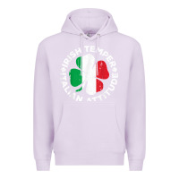 Lilac irish temper italian attitude t shirt st patrick's day t shirt Premium Hoodie - linhVisuals