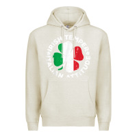 Oatmeal Heather irish temper italian attitude t shirt st patrick's day t shirt Premium Hoodie - linhVisuals