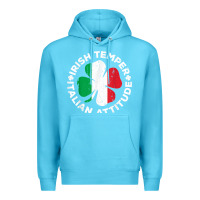 Ocean Blue irish temper italian attitude t shirt st patrick's day t shirt Premium Hoodie - linhVisuals