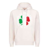 Pale Pink irish temper italian attitude t shirt st patrick's day t shirt Premium Hoodie - linhVisuals