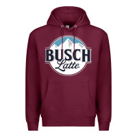 Burgundy BUSCH LATTE COOL Premium Hoodie - linhVisuals