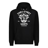 Black saints row 3 tribute emblem Premium Hoodie - linhVisuals