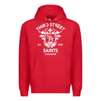 Red saints row 3 tribute emblem Premium Hoodie - linhVisuals
