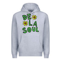 Heather Grey original de la soul music Premium Hoodie - linhVisuals