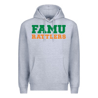 Heather Grey FAMU RATTLERS Premium Hoodie - linhVisuals