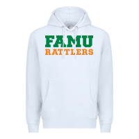 White FAMU RATTLERS Premium Hoodie - linhVisuals