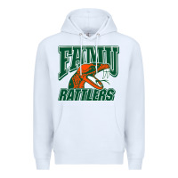 White FAMU RATTLERS Premium Hoodie - linhVisuals