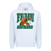 White FAMU RATTLERS Premium Hoodie - linhVisuals