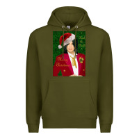 Army Green merry christmas heal the world michael jackson Premium Hoodie - linhVisuals