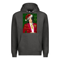 Charcoal Heather merry christmas heal the world michael jackson Premium Hoodie - linhVisuals