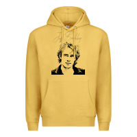 Antique Gold jeff buckley 90s style fan art Premium Hoodie - linhVisuals