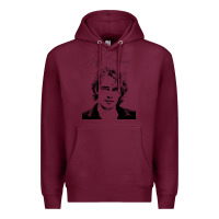 Burgundy jeff buckley 90s style fan art Premium Hoodie - linhVisuals