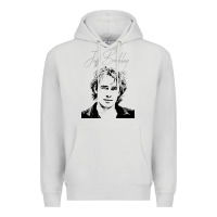 Dove Grey jeff buckley 90s style fan art Premium Hoodie - linhVisuals