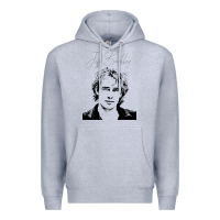 Heather Grey jeff buckley 90s style fan art Premium Hoodie - linhVisuals