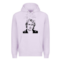 Lilac jeff buckley 90s style fan art Premium Hoodie - linhVisuals