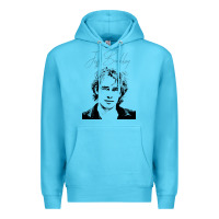Ocean Blue jeff buckley 90s style fan art Premium Hoodie - linhVisuals