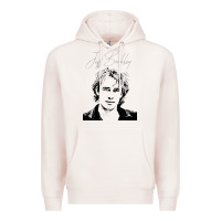 Pale Pink jeff buckley 90s style fan art Premium Hoodie - linhVisuals