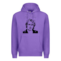 Purple jeff buckley 90s style fan art Premium Hoodie - linhVisuals