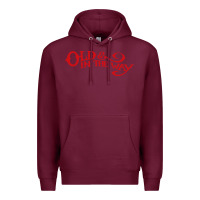 Burgundy old and in the way musician Premium Hoodie - linhVisuals