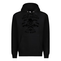 Black im your huckleberry Premium Hoodie - linhVisuals
