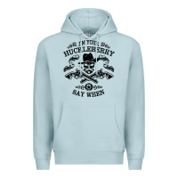 Blue Mist im your huckleberry Premium Hoodie - linhVisuals