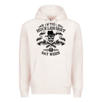 Pale Pink im your huckleberry Premium Hoodie - linhVisuals